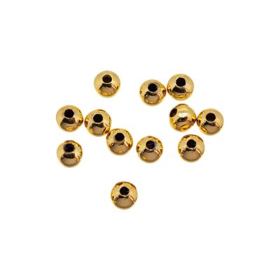 Bola Lisa Acero Inoxidable Baño Dorado 304 5mm Hueco 1.5mm. Venta por 12 Unidades