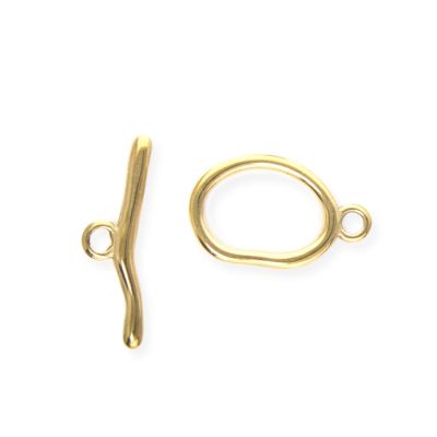 Broche salvavidas 20mm No 4 Acero Inoxidable Baño Dorado 2 Piezas. Venta por Unidad