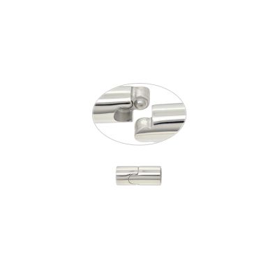 Broche Acero Inoxidable 304 Tubo Magnetico 22mm Interno 8mm #2422. Venta por Unidad