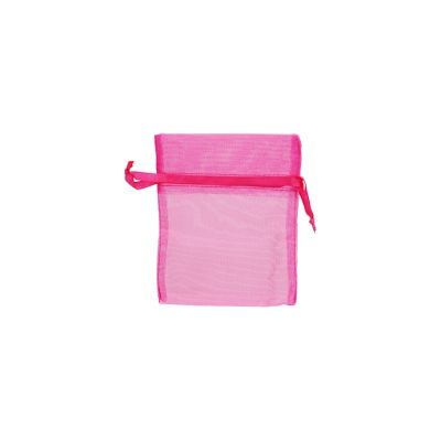 Bolsa Organza cinta Rose 14.5x11cm. Venta por 6 Unidades
