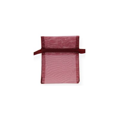 Bolsa Organza cinta Garnet 15x20cm. Venta por 6 Unidades