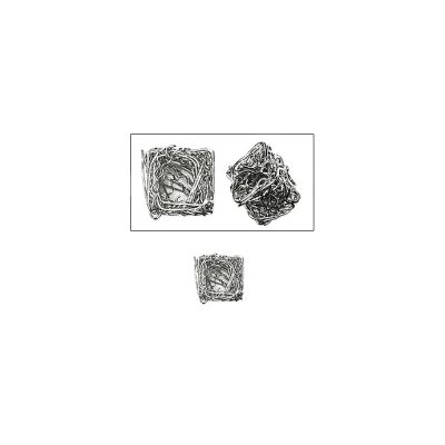 Separador Latón Libre Niquel Cubo Alambrado 16mm. Venta por 12 Unidades