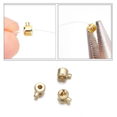 Terminal Escalachin Rondela 3mm Brass Gold AAA e-coating C2700. Venta por 12 Unidades