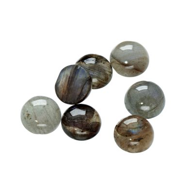 Cabuchon Moneda Labradorita 3A (Natural) 12mm. Venta por Unidad