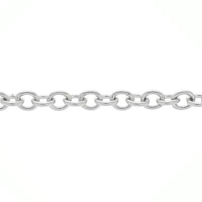 Cadena Acero Inoxidable # 10 Argolla 4x4mm x0.5mm. Venta por Metro