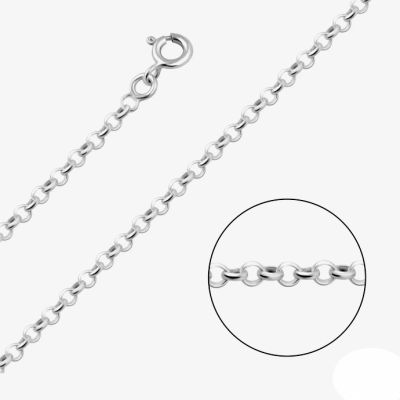 Cadena Plata 925 Terminada Tejido Rolo 040 1.5mm 45cm. Venta Por Unidad