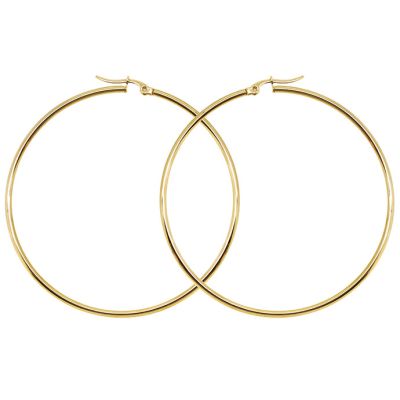 Herraje Candonga 63mm Acero Inoxidable Baño Dorado. Venta por 2 Unidades