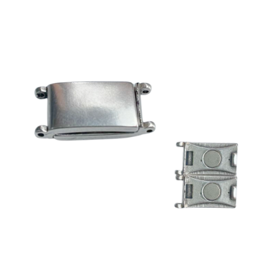 Broche Magnetico ASTERI II Especial para Delicas Plateado. Venta por Unidad