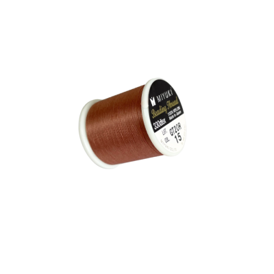 Miyuki Beading Thread Hilo pre-encerado cobre 100% Nylon 0.08mm. Rollo por 50 Metros