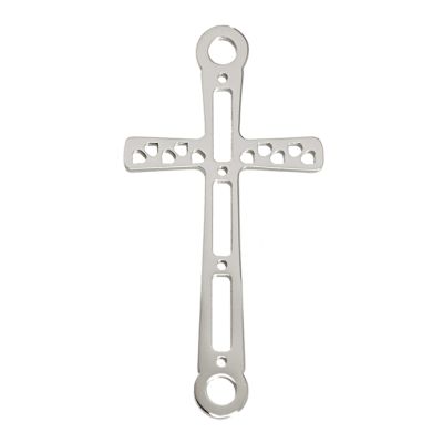 Herraje Cruz Acero Inoxidable 304 3 Lineas 40mm. Venta por Unidad