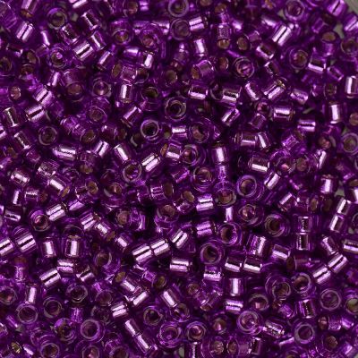 Miyuki Delica N.11 Morado Linea Plateada (DB1345).