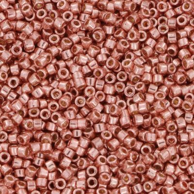 Miyuki Delica® N.11 Oro Rosa Galvanizado Duracoat (DB2503).