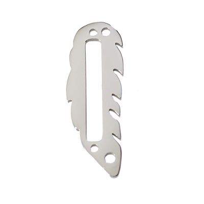 Herraje Hoja Acero Inoxidable 1 Linea 19mm. Venta por Unidad