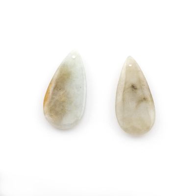 Pendiente Dije 20-25mm Jadeita B (Natural). Venta por unidad