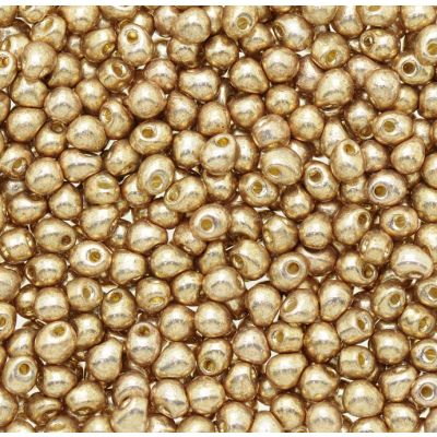 Miyuki Lagrima 3.4mm Champagne Galvanizado Duracoat (DP-4204)
