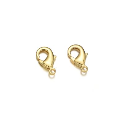 Broche Picoloro Dorado AAA Coating  902 12 Sin Argolla 12mm. Venta por 6 Unidades