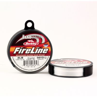 Fireline Cordon pre-encerado trenzado de polietileno 0.12mm. 4Lb. Rollo por 45 Metros 50 yardas