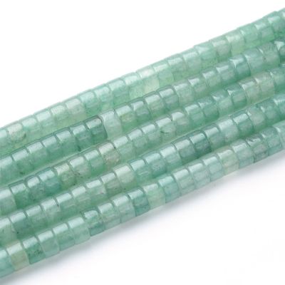 Rondela Heishi Cuarzo Aventurina 4x2mm. Sarta por 38cm Aprox