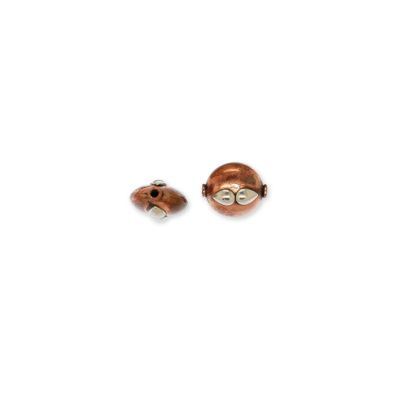 Separador Plata 925 Moneda Mate Cobre 18mm. Venta por unidad