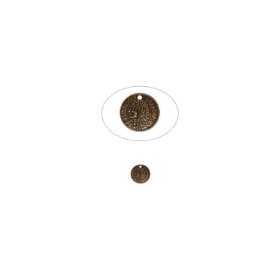 Moneda Labrada Laton Francaise Cobre 10mm. Venta por 12 Unidades
