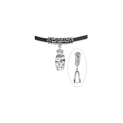 Pasacadena Latón Libre Niquel Centro Tubo labrado K367 30mm. Venta Por Unidad