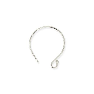 Herraje Plata 925 Gancho Pescador Curvo 16mm. Venta por 3g 7 pares aprox