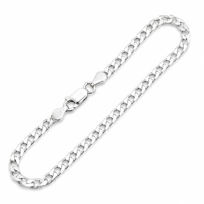 Pulsera Esclava Plata 925 Terminada Tejido Volga 3X4mm 19cm. Venta Por Unidad