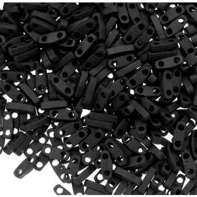 Miyuki Cuarto de Tila 5x1.2mm Negro Mate AB (QTL401F)