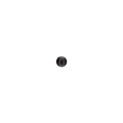 Bola Vidrio Ojo De Gato Sin Perforacion Negro 12mm. Venta por 6 Unidades