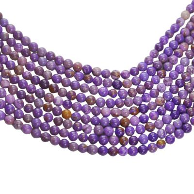 Bola Lisa Phosphosiderita B (Natural) 4mm. Sarta por 38 ms