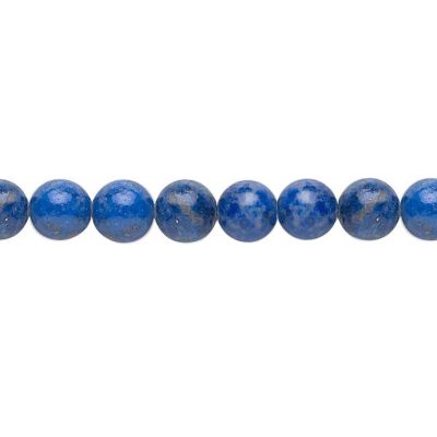 Bola Lisa Lapislazuli B (Natural) 6mm. Sarta por 40cm