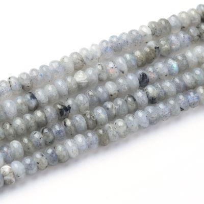 Rondela Lisa 4x2mm Labradorita BC (Natural). Sarta por 38cm