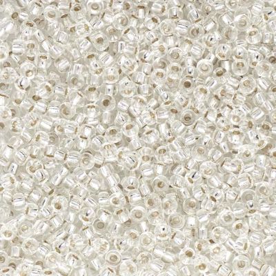 Miyuki Rocaille Mostacilla N.11 Plateado Transparente SL (#1)