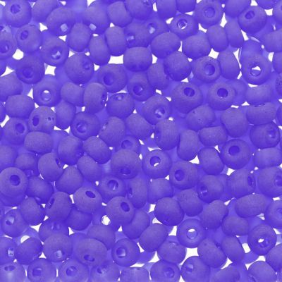 Mostacilla Preciosa© Cobalto Transparente Mate N.6 4mm