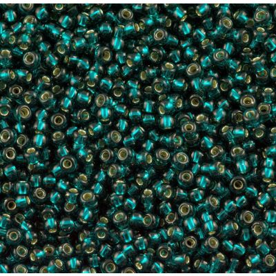 Miyuki Rocaille Mostacilla N.11 Blue Zircon Linea Plateada (#30)