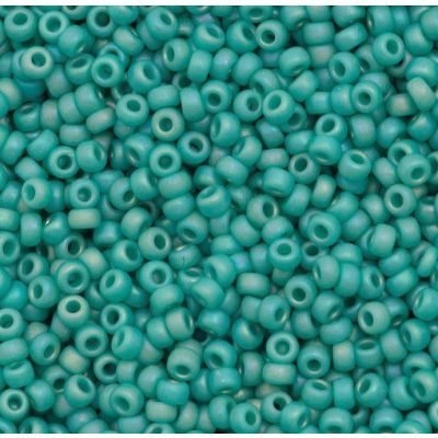 Miyuki Rocaille Mostacilla N.11 Verde Turquesa Opaco Mate AB (#412FR)