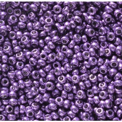 Miyuki Rocaille Mostacilla N.11 Morado Brillante Galvanizado Duracoat (#5109)