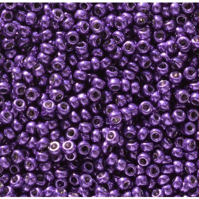 Miyuki Rocaille Mostacilla N.11 Lt Morado Brillante Galvanizado Duracoat (#5110)