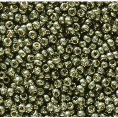 Miyuki Rocaille Mostacilla N.11 Gris Brillante Galvanizado Duracoat (#5112)