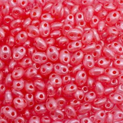 Mostacilla Twin Preciosa© Rose Mate 2.5x5mm