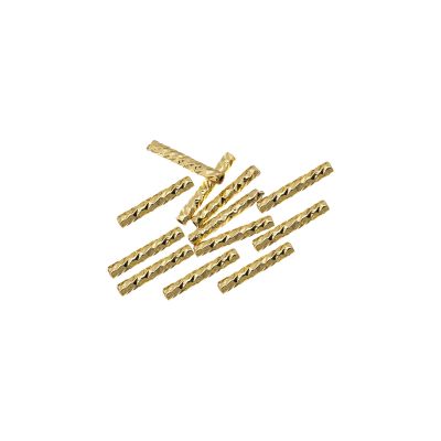 Separador Dorado AAA e-coating Tubo Labrado 10mm. Venta por 6 Unidades