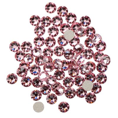 Cristal Austriaco SS16 Plana Pega Calor (2038) 3.8-4mm Lt. Rose