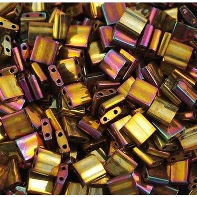 Miyuki Tila 5x5mm Dorado Metalico AB (TL462)