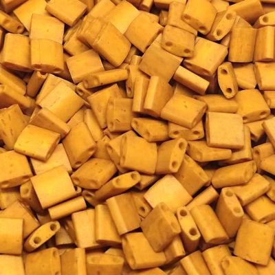 Miyuki Tila 5x5mm Mostaza Opaco Mate (TL2312)