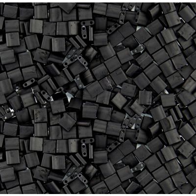 Miyuki Tila 5x5mm Negra Opaco Mate (TL401F)