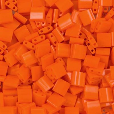 Miyuki Tila 5x5mm Opaco Naranja (TL406)