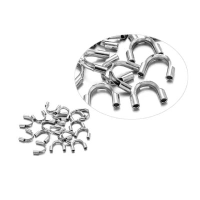 Terminal U 5mm Guaya Acero Inoxidable. Venta por 36 Unidades