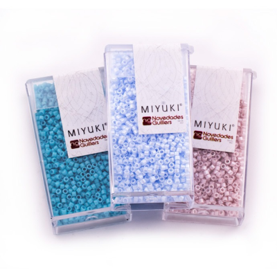 Miyuki Delica® N.11  kit Aire (DB1537 - DB1534 - DB2128). Venta por paquete (10gr por tarro)