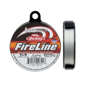 Fireline® Cordon pre-encerado trenzado de polietileno 0.12mm. 4Lb. Rollo por 13 Metros 15 yardas