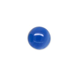 Cabuchon Moneda Agata Azul (Tinte Calor) 15mm. Venta por Unidad